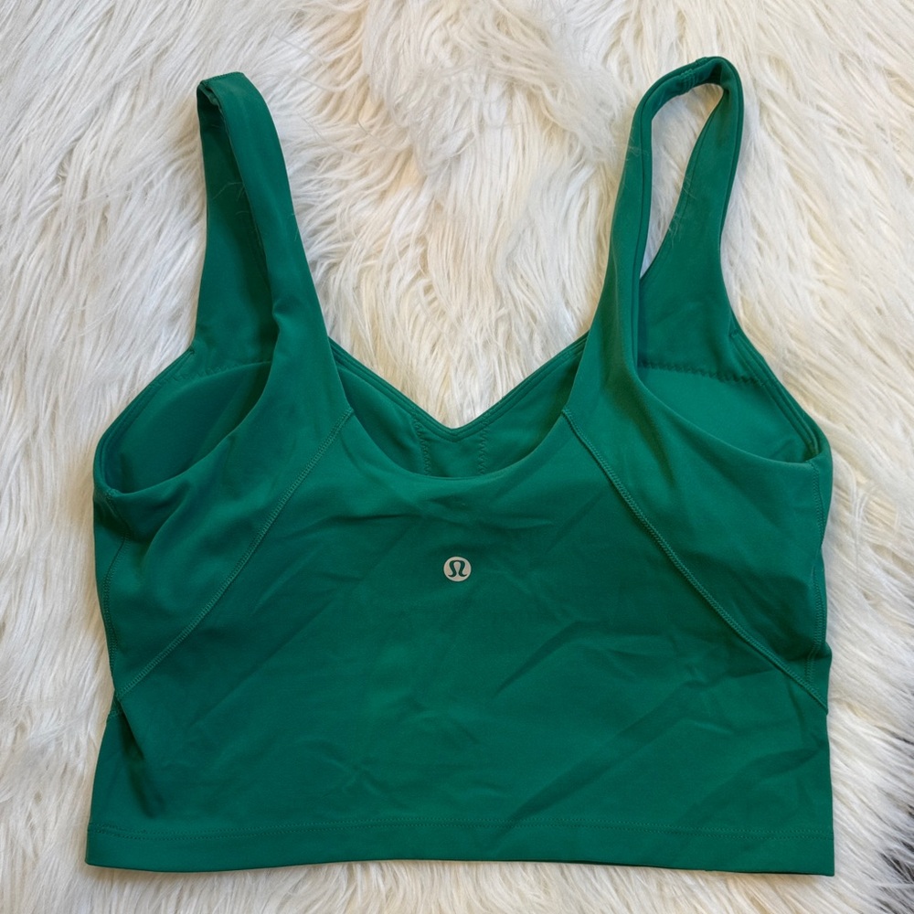 lululemon athletica Green Tank Sports Bra Top